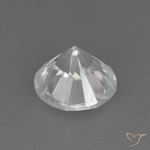 1.85克拉天然锆石，圆形的，VVS