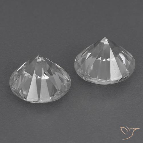 3.88克拉天然锆石，圆形的，VVS