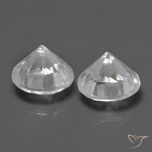 1.58克拉天然锆石，圆形的，VVS-VS