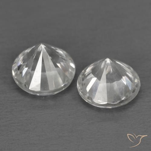 1.66克拉天然锆石，圆形的，VVS