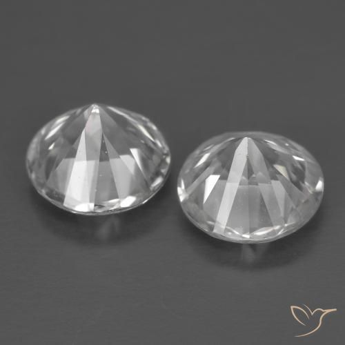 2.50克拉天然锆石，圆形的，VVS-VS