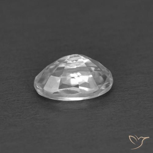 0.46克拉天然锆石，椭圆形，VVS