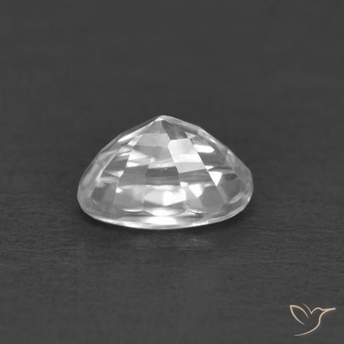 0.50克拉天然锆石，椭圆形，VVS