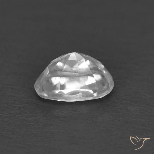 0.50克拉天然锆石，椭圆形，VVS-VS