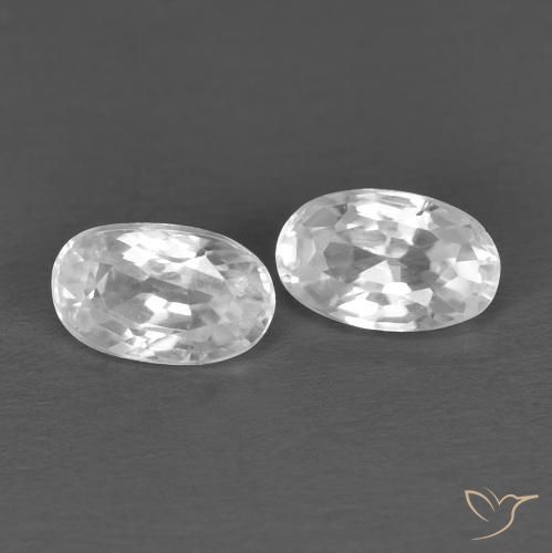 0.79克拉天然锆石，椭圆形，VVS