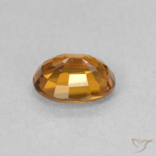 0.88克拉天然锆石，椭圆形，VVS-VS