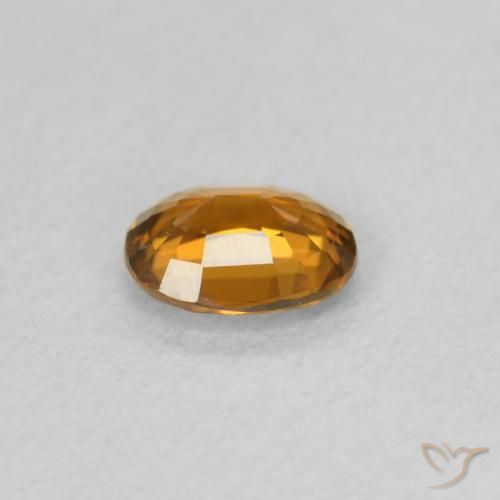 0.50克拉天然锆石，椭圆形，VVS-VS