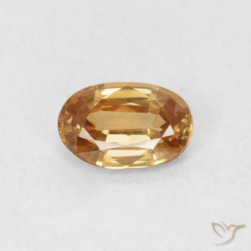 0.67ct 天然 中金 锆石, 椭圆形, VVS-VS