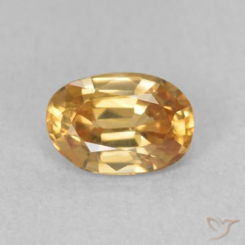 0.66ct 天然 中金 锆石, 椭圆形, VVS-VS