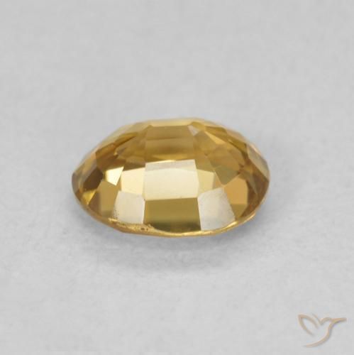 0.96克拉天然锆石，椭圆形，VVS