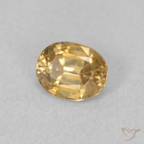 0.62克拉天然锆石，椭圆形，VVS