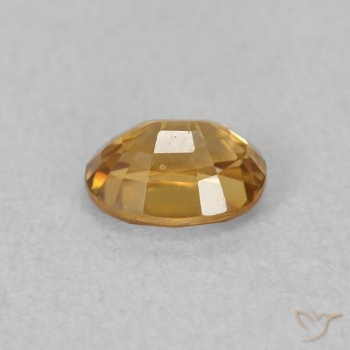 0.65克拉天然锆石，椭圆形，VVS