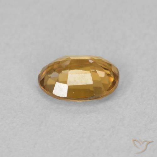 0.87克拉天然锆石，椭圆形，VVS
