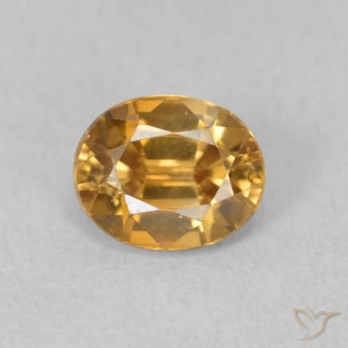 1.16ct 天然 中金 锆石, 椭圆形, VVS