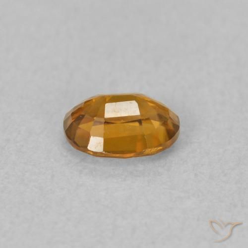 0.58克拉天然锆石，椭圆形，VVS-VS