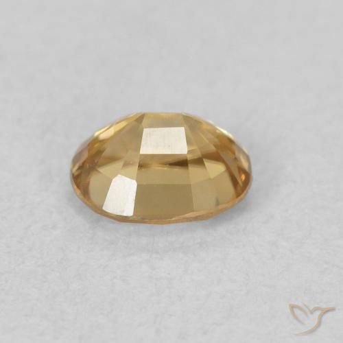 0.63克拉天然锆石，椭圆形，VVS