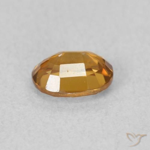 0.60克拉天然锆石，椭圆形，VVS