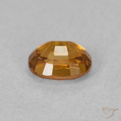 0.64克拉天然锆石，椭圆形，VVS