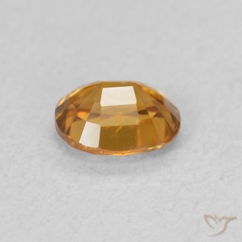 0.65克拉天然锆石，椭圆形，VVS-VS
