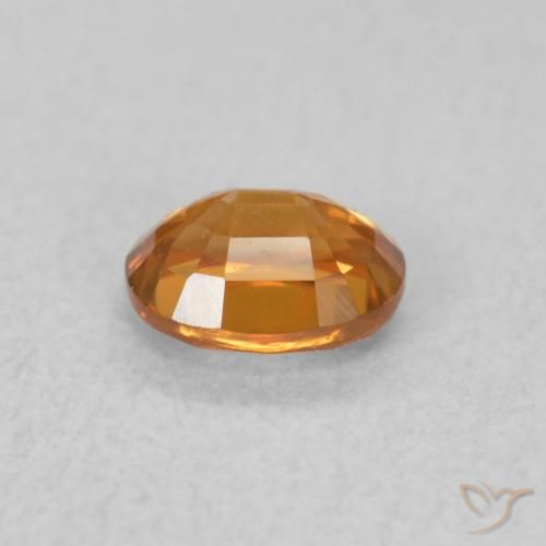 0.67克拉天然锆石，椭圆形，VVS
