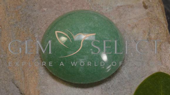 46.56克拉天然砂金石，圆形的，半透明