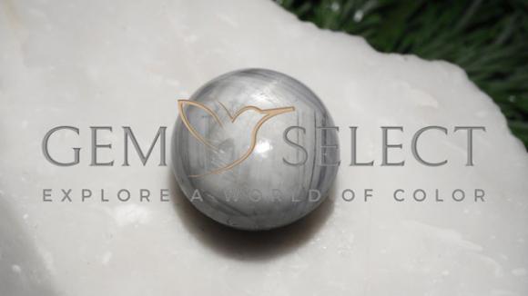 10.69克拉天然星光蓝宝石，椭圆形，不透明