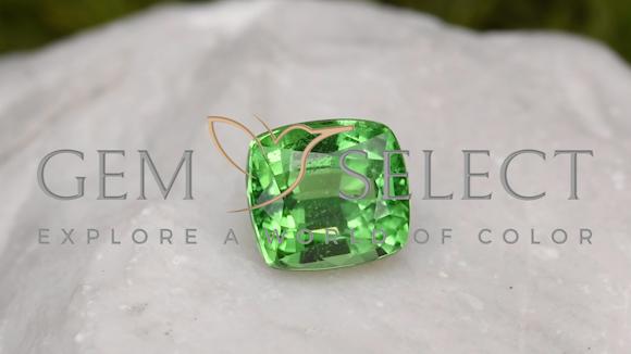 1.18克拉天然沙弗莱石榴石，软垫，VS-SI