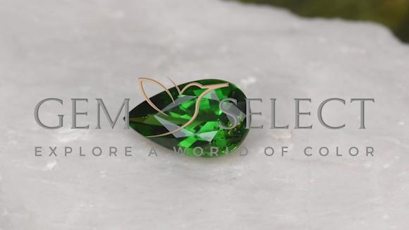 1.18克拉天然沙弗莱石榴石，梨形，SI